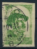 Nyugat-Magyarország VII. 1921 20f vágott bélyeg Bodor vizsgálójellel