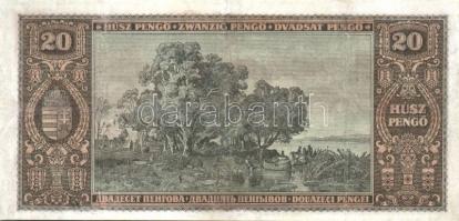 1926. 20P "MNB" vízjellel! T:restaurált RR!