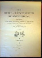 1896 Polgár György - Ókori hitéleti és művészeti régiségek képgyűjteménye, borító kissé megviselt állapotban