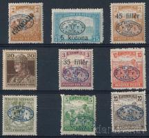 Debrecen I. 1919 9 klf bélyeg Bodor vizsgálójellel (11.855)