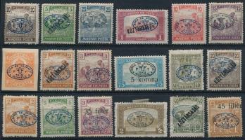Debrecen I. 1919 18 klf bélyeg Bodor vizsgálójellel