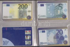 4 db Eurós telefonkártya