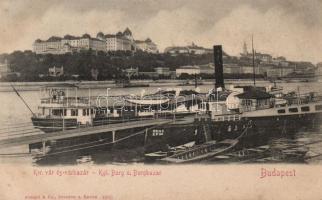 Budapest I. Királyi vár és várbazár gőzössel