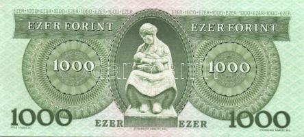 1983. 1000Ft elcsúszott előlapi nyomattal! T:II+