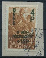 1945 Béke I. 4P/4f az "N" betű tükörnyomatával