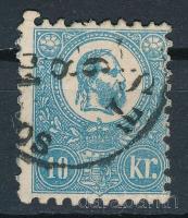 1871 Kőnyomat 10kr elfogazva, szép darab