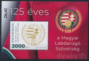 2026 125 éves a Magyar Labdarugó Szövetség fogazott blokk