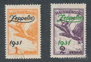 1931 Zeppelin sor (40.000) Certificate: Sieger