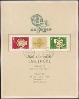 1958 Bélyegnap emléklap