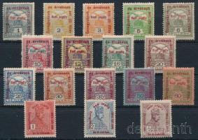 1915 Hadisegély II. sor rövidebb felülnyomatú 60f nélkül (16.600)