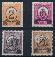 1931 Kisegítő bélyegek I. sor 14 : 14 1/4 fogazással