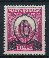 1931 Kisegítő bélyegek I. 6/8f IX. vízjellel, 14 : 14 1/4 fogazással (20.000)