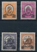 1931 Kisegítő bélyegek I. sor VIII. vízjellel, 15-ös fogazással
