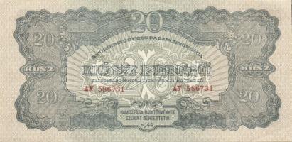 1944. 20P "V.H." (10x) T:I-