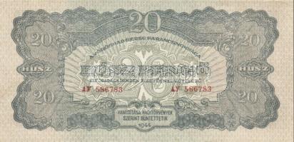1944. 20P "V.H." (10x) T:I-