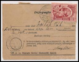 1951 Díjnyugta 60f bérmentesítéssel