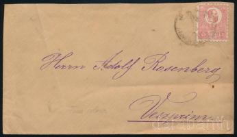 1871 Kőnyomat 5kr levélen Veszprémbe