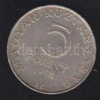 1948. 5Ft "Petőfi" Ag T:2 ph