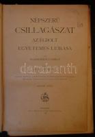 Flammarion Camile: Népszerű csillagászat III. kötet, 344 ábrával, térképpel, Pallas 1900 (gerinc erő...