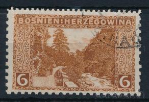 1906 6H bélyeg 12 1/2 : 9 1/2 : 9 1/2 : 9 1/2 vegyes fogazással