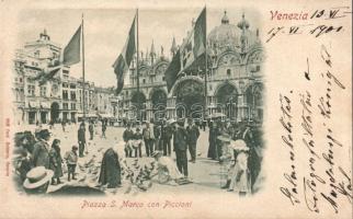 Venice Piazza San Marco and the Basilica (cut)