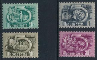 1951 Ötéves terv II. 4 klf bélyeg számvízjellel