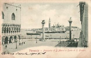 Venice Piazzetta and the San Giorgio island (cut)