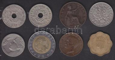 Kis világpénz tétel: Nagy-Britannia 1896. 1/2p T:3 + Olaszország 1912. 20c +1925. 10c + 1993. 500L "Banca D Italia centenáriuma" T:2,3 + Lengyelország 1923. 50G T:3+ + Belgium 1904,1905. 10c (2x) T:3 + Ceylon 1951. 10c T:3 összesen 8db!