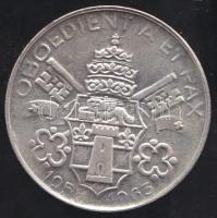 Vatikán DN "XXIII. János Pápa" ezüstözött emlékérem (35mm) T:1 eredeti tokban
Vatican ND &...