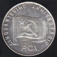 ÉN. "Antonio Gramsci - Palmiro Togliatti" Ag emlékérem T:1 eredeti tokban