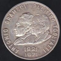 ÉN. "Antonio Gramsci - Palmiro Togliatti" Ag emlékérem (16,16g/35mm) T:1- k.