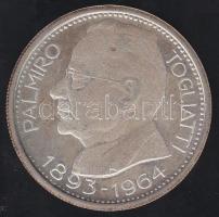 1964. "Palmiro Togliatti" Ag emlékérem (14,9g/35mm) T:1-