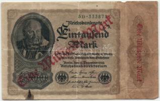 Weimari Köztársaság 1922. 1000M 1.000.000M felülnyomással T:III