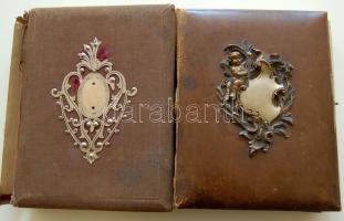 cca 1870-1940 Egy nagypolgári család élete: A Haltenberger-Rockenbauer család fényképgyűjteménye két díszes albumban. Benne Haltenberger Samu, az Autótaxi alapítójának számos fotója, polai matróz korából, plusz számos érdekes, nagyrészt XIX. századi keményhátú fotó, főként kassai fotósok műtermeiből. Összesen 180 fotó, bronz domborműves albumokban