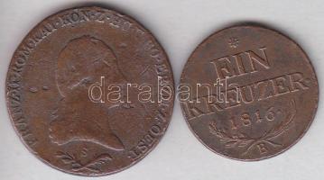 1800S 6Kr + 1816B 1Kr Br T:II/III