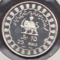 Irán SH1350-1971. 25R Ag "A perzsa birodalom 2500. évfordulójára" T:PP