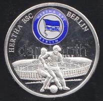 NSZK DN "Hertha BSC - Berlin" Ag 9,7g multicolor emlékérem T:PP