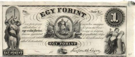 Emigrációs "Kossuth-bankó" 18.. 1Ft (31x) sorozat "A-H"-ig T:I,I-