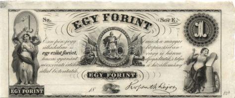 Emigrációs "Kossuth-bankó" 18.. 1Ft (31x) sorozat "A-H"-ig T:I,I-