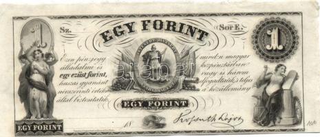 Emigrációs "Kossuth-bankó" 18.. 1Ft (31x) sorozat "A-H"-ig T:I,I-