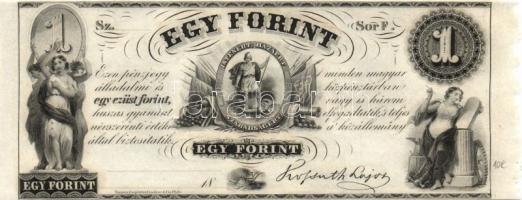 Emigrációs "Kossuth-bankó" 18.. 1Ft (31x) sorozat "A-H"-ig T:I,I-