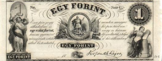 Emigrációs "Kossuth-bankó" 18.. 1Ft (31x) sorozat "A-H"-ig T:I,I-