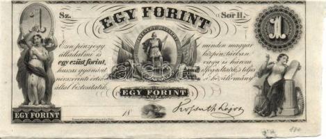 Emigrációs "Kossuth-bankó" 18.. 1Ft (31x) sorozat "A-H"-ig T:I,I-