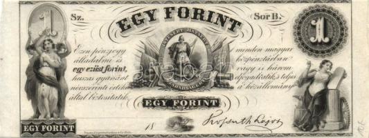 Emigrációs "Kossuth-bankó" 18.. 1Ft (31x) sorozat "A-H"-ig T:I,I-