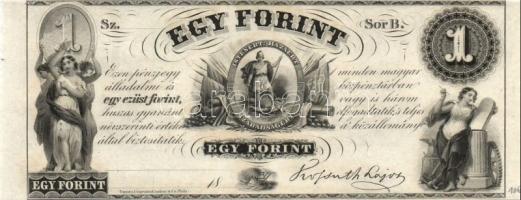 Emigrációs "Kossuth-bankó" 18.. 1Ft (31x) sorozat "A-H"-ig T:I,I-