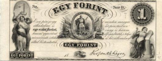 Emigrációs "Kossuth-bankó" 18.. 1Ft (31x) sorozat "A-H"-ig T:I,I-