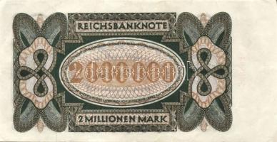 Weimari Köztársaság 1923. 2.000.000M 18mm hosszú számozással (2x) T:II+,II