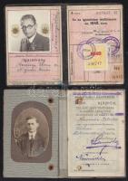 1920-1942 Két vasutas igazolvány / 2 railroad id-s