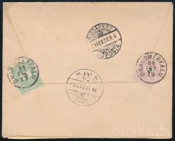 1899 2kr és 3kr levélen