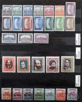 Magyar összeállítás 1916-tól 1946-ig 12 lapos közepes berakóban, közte teljes kiadások